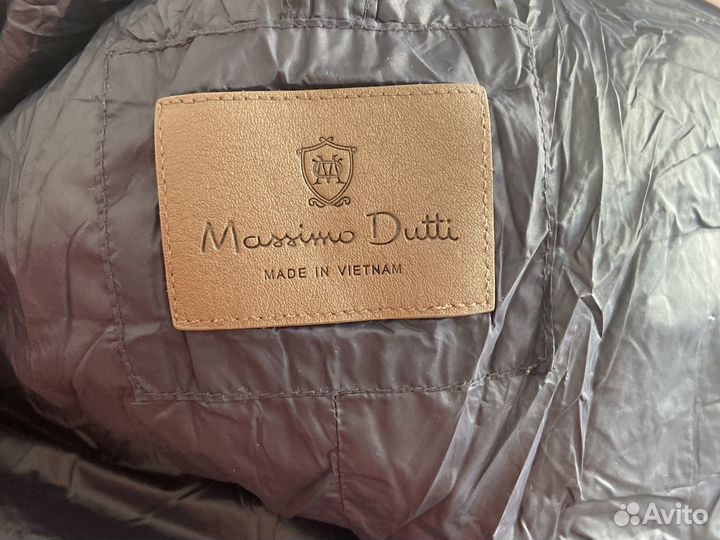 Пуховик мужской massimo dutti