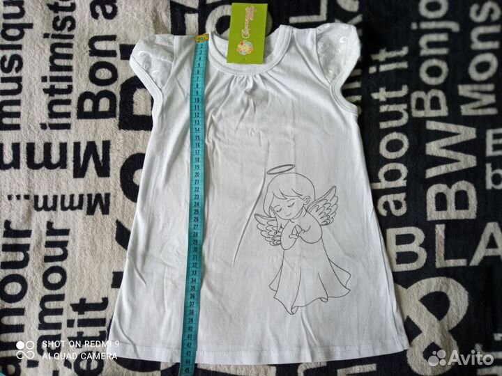 Крестильный комплект для девочки новый 86-92