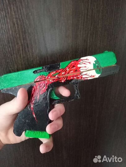 Глок 18 из дерева