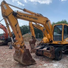 Колёсный экскаватор Hyundai R170W-7, 2005