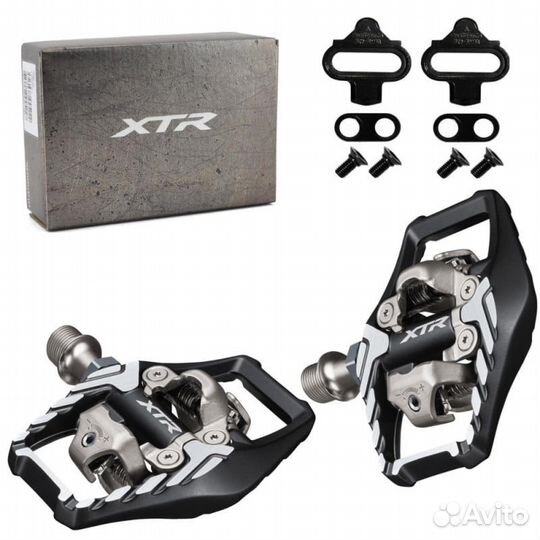 Педали Shimano XTR SPD PD-M9120 + Блоки Шипы
