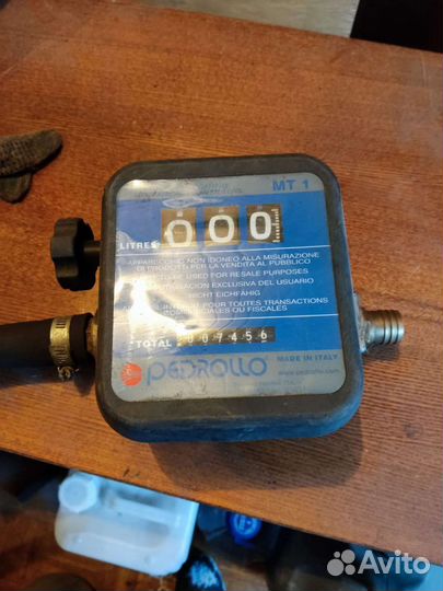 Счётчик перекачки топлива в литрах