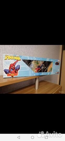 Игровой коврик Spider man с машинкой