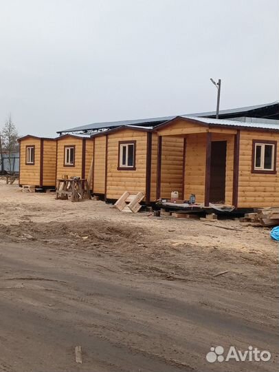 Мобильная баня под ключ 4х2 3 метра