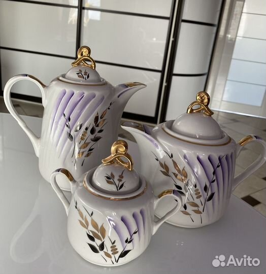 Чайник,кофейник,сахарница бронь