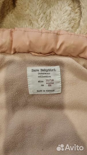 Жилетка для девочки zara 86