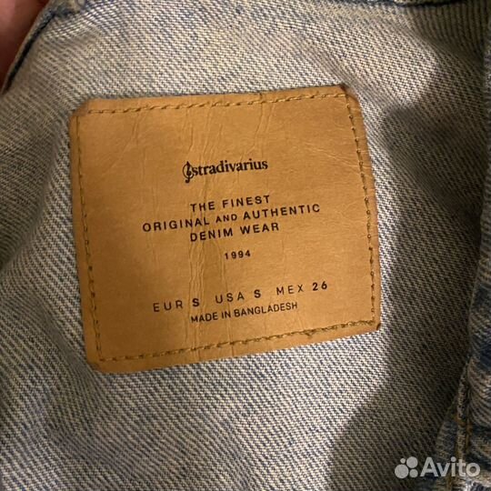 Джинсовка stradivarius