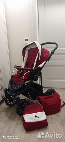 Коляска Legacy Lux 3в1 экокожа+текстиль