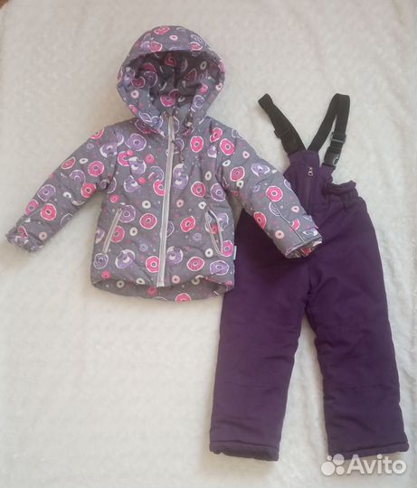 Зимний костюм для девочки 104