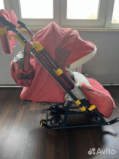 Детские санки коляска ника