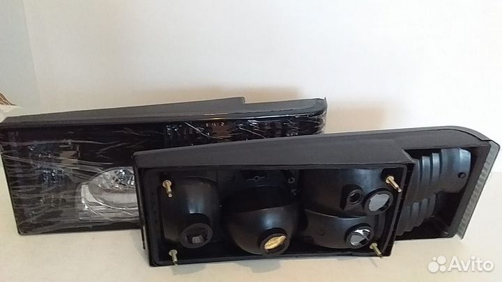 Фары фонари задние на ваз 2109, 2114 чёрные клюшки