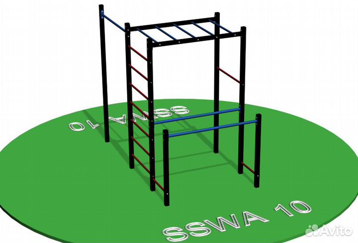 Спортивная площадка турник брусья рукоход