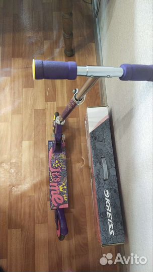 Самокат детский двухколесный бу