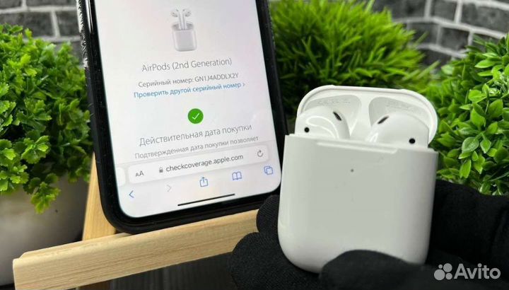 AirPods 2 Premium + гарантия