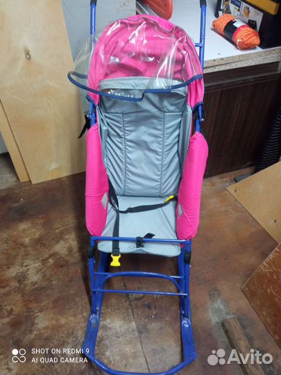 Детские санки коляска бу