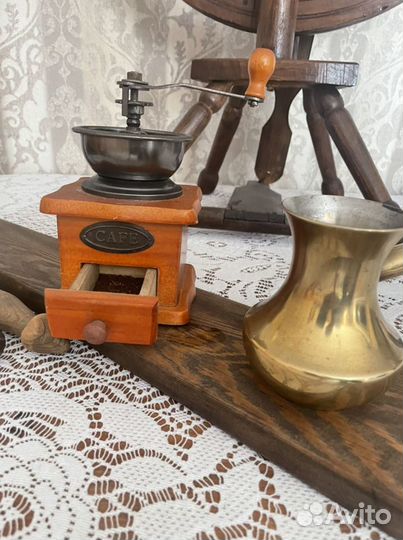 Турка для кофе латунная