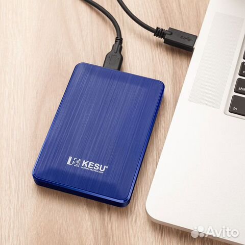 HDD 160 гб, USB3.0, синий