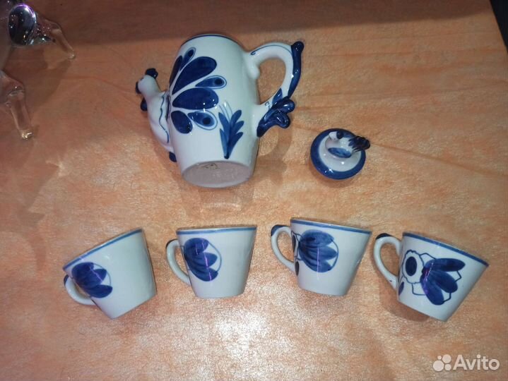 Кофейник гжель. СССР