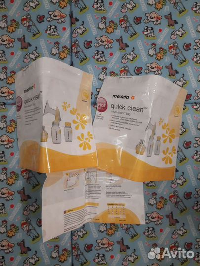 Пакет для стерилизации в свч medela