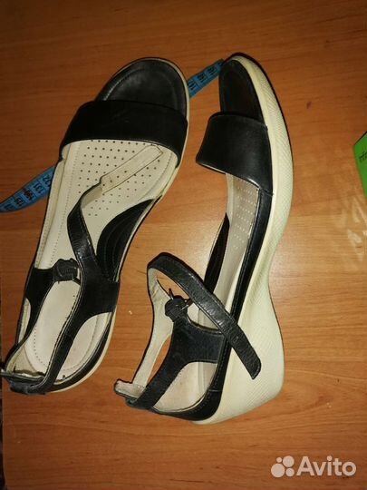 Босоножки Еcco Экко 39, полностью кожаные