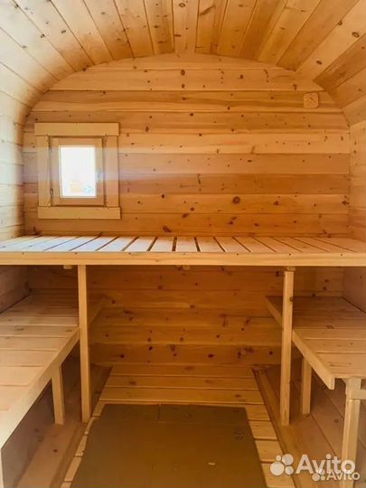 Квадро баня 4 м на 2,2 м под ключ