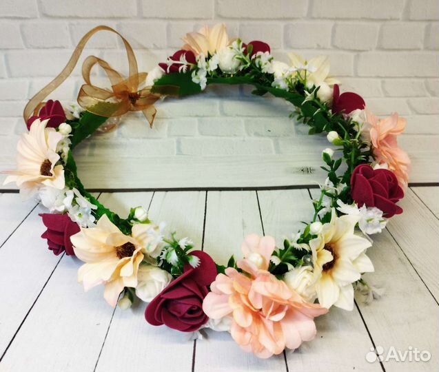 Веночек на голову ручной работы