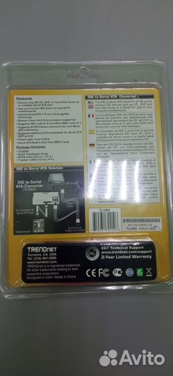Адаптер trendnet IDE to SATA