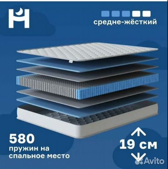 Кровать (90/200) с матрасом (90/190)