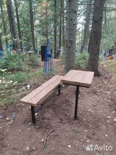 Скамейка, лавочка, столик для кладбища