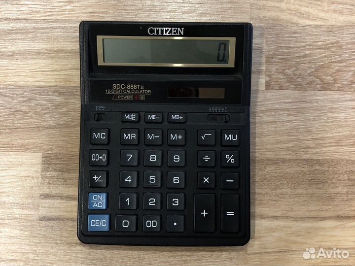 Калькулятор citizen sdc 888
