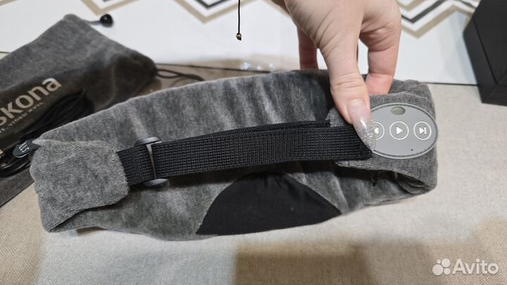 Маска для сна Аскона с наушниками, музыкой