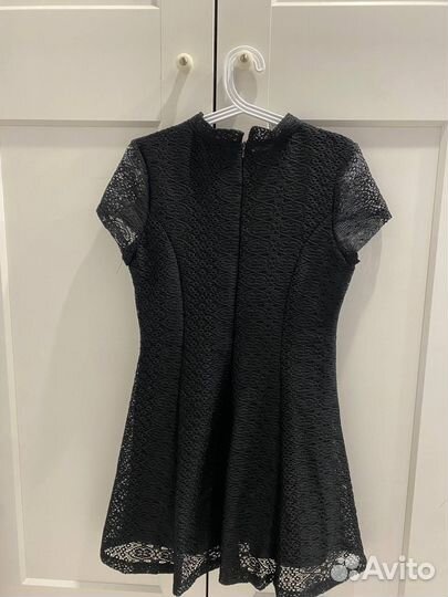 Черное мини платье zara