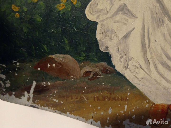 Картина маслом старинная