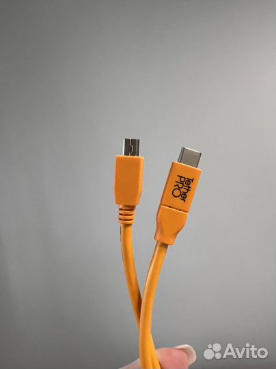 Кабель tether tools USB-C to 2.0 mini-B 4.6m