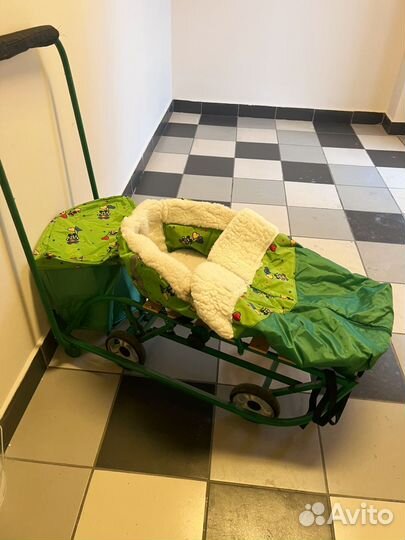 Санимобиль премиум санки на колесах