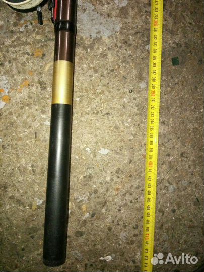 Удилище маховое с катушкой