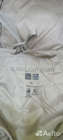 Uniqlo пуховик мужской xl