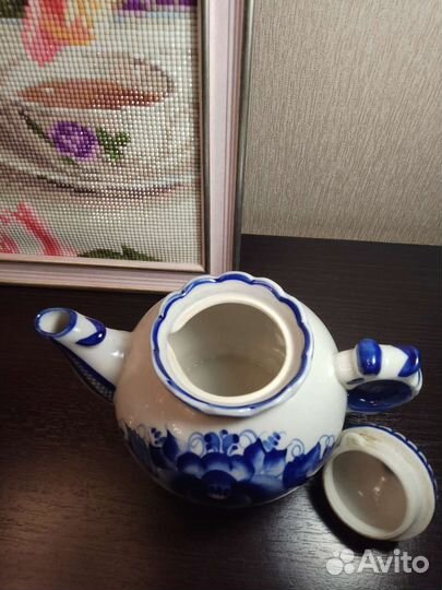 Чайник заварочный гжель