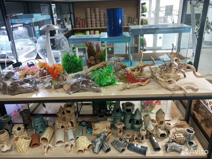 Декор для аквариума из керамики