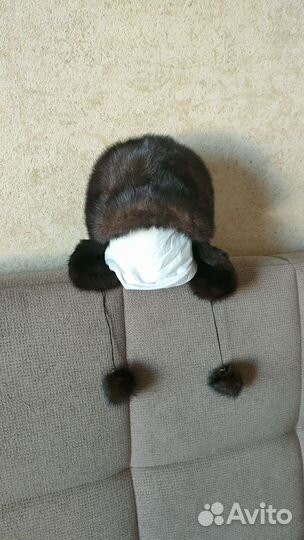 Шапка норковая женская