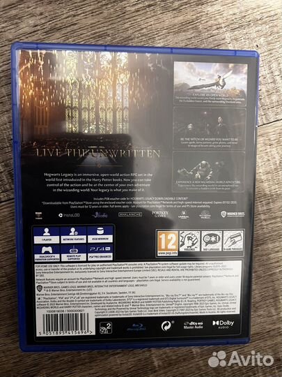Hogwarts Legacy ps4 диск