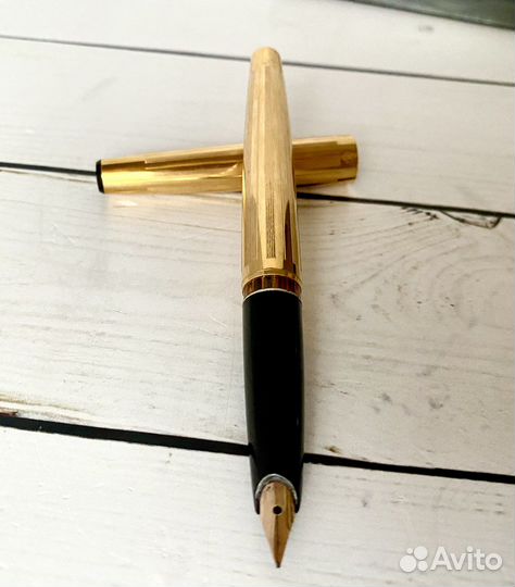 Ручка перьевая с золотым пером СССР Союз
