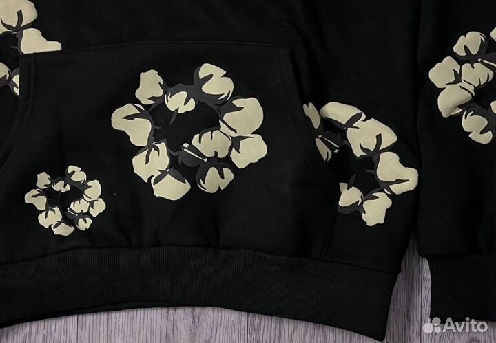 Худи denim tears оверсайз