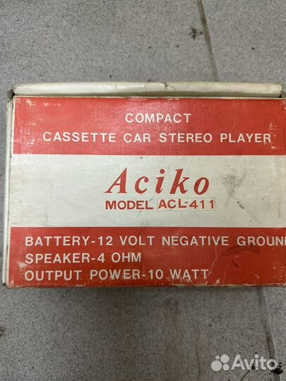 Автомагнитолла кассетная винтаж