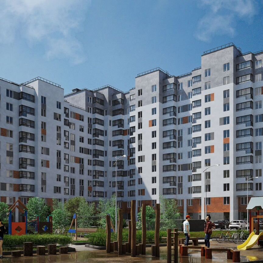 2-к. квартира, 53,7 м², 2/12 эт.