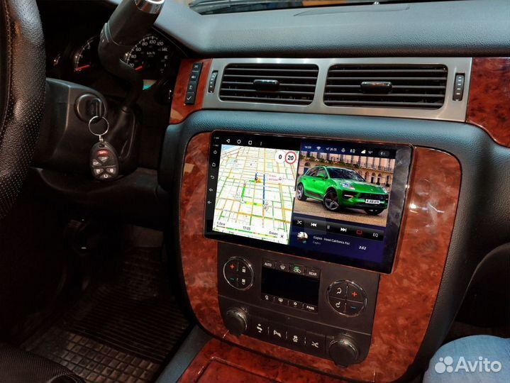 Магнитола android 2.32 Chevrolet Tahoe под дерево