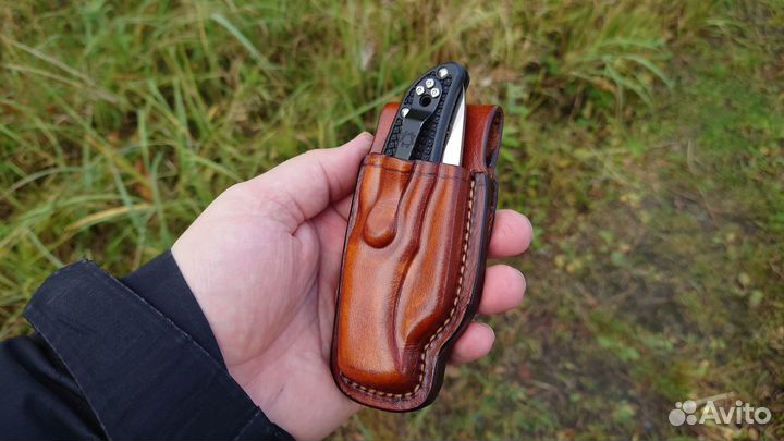 Кожаный чехол для ножа Spyderco Endura 4