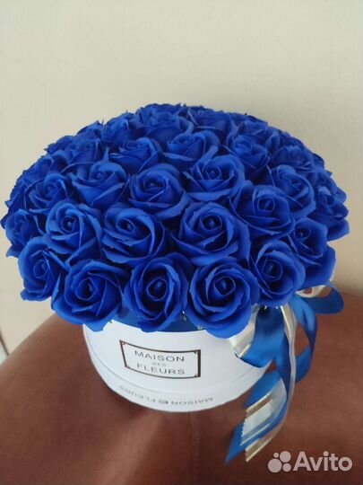 Букет из мыльных роз 51 шт