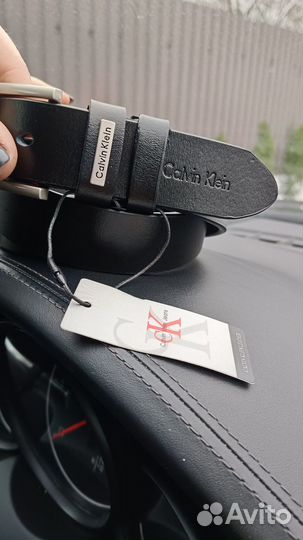 Ремень Calvin Klein / натуральная кожа