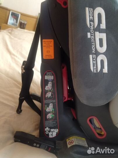 Детское автокресло 15 до 36 кг с изофикс